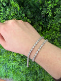 Bougie Silver Tennis Bracelet