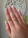 Put A Nail In It Gold Ring