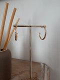 Cz Gold Hoops