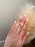 Gold Butterfly Ring