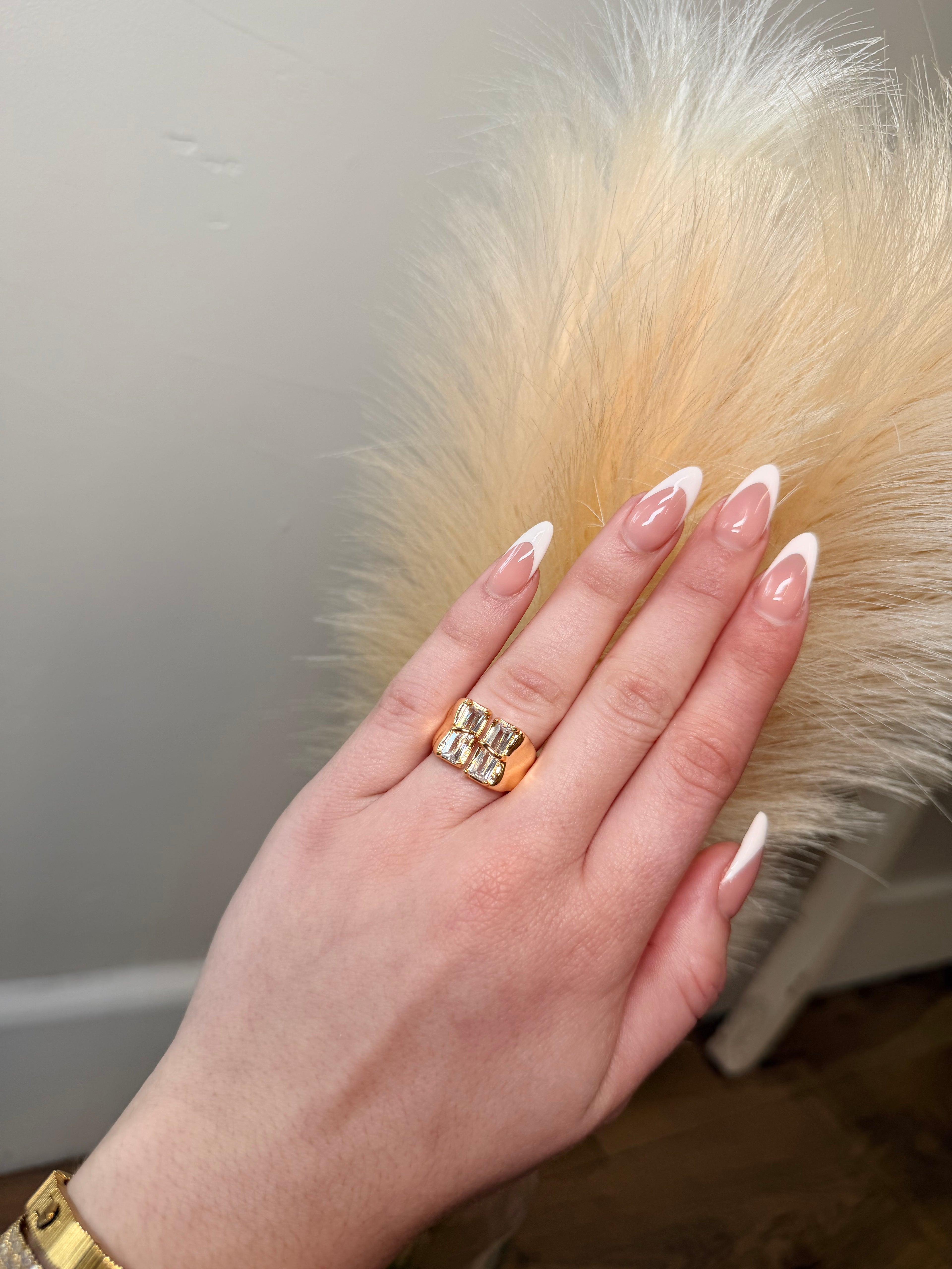 Chunky 4 Stone Ring