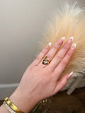 Wrap Around Single Stone Ring