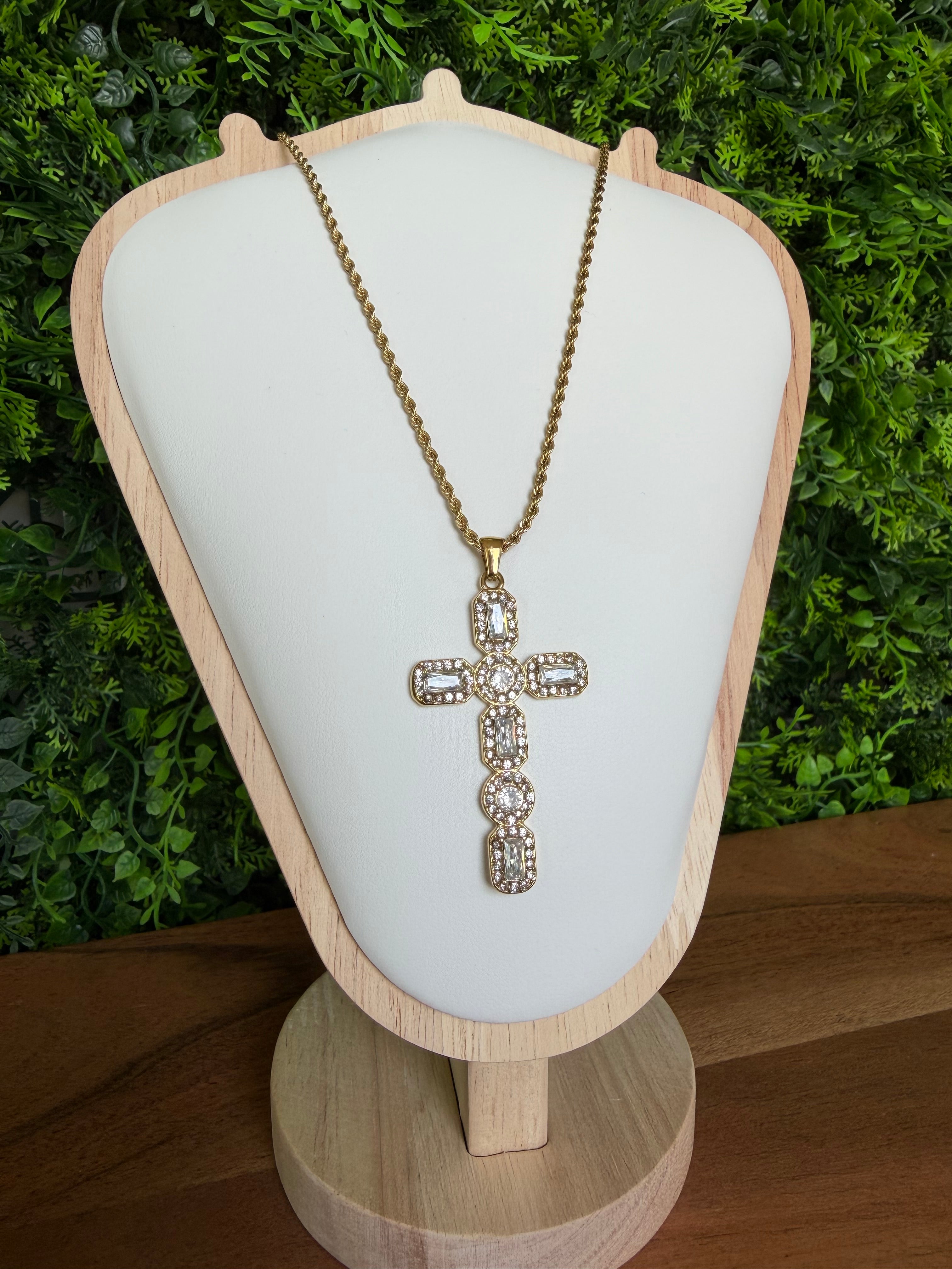 Cross Statement Necklace